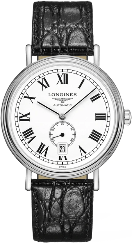 Longines,Presence 40mm,40mm,Stainless Steel,White,Automatic,Chronograph,Day,L4,L4.905.4.11.2