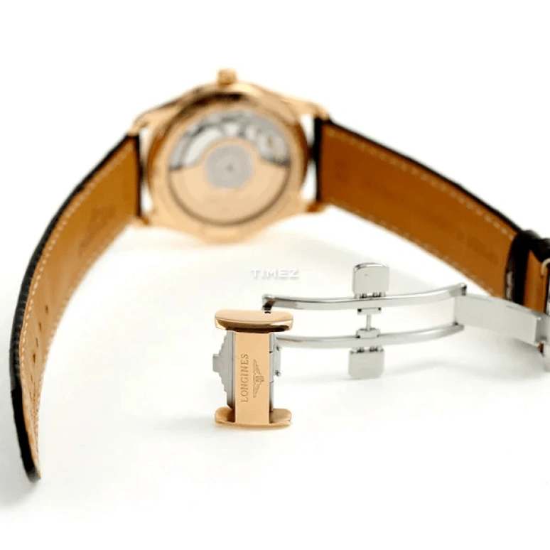 Longines,Master 36mm,36mm,Rose Gold,White,Automatic,Day,42hours,L2,L2.518.8.77.5