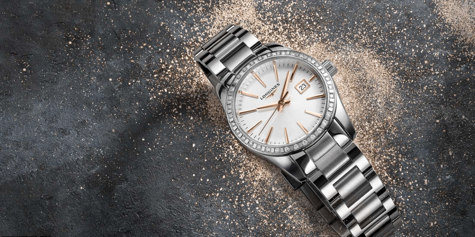 Longines,Conquest Classic 29.50mm,29.50mm,Stainless Steel,Blue,Quartz,Date,Jumping Minutes,L2,L2.286.4.92.6