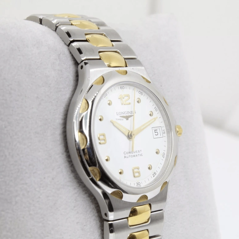 Longines,Conquest 37.20mm,37.20mm,Stainless Steel,White,Automatic,Day,42hours,L1,L1.634.3.16.6