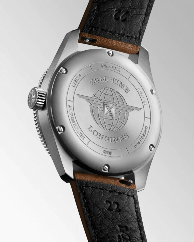 Longines,Spirit 42mm,42mm,Stainless Steel,Grey,Automatic,Date,65hours,L3,L3.812.4.63.2