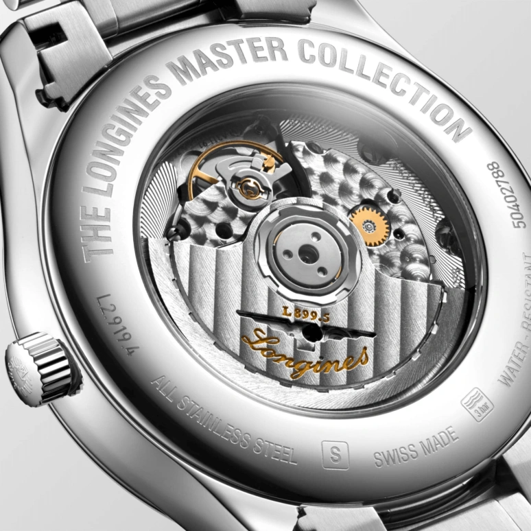 Longines,Master 42mm,42mm,Stainless Steel,Silver,Automatic,Moonphase,Date,L2,L2.919.4.78.6