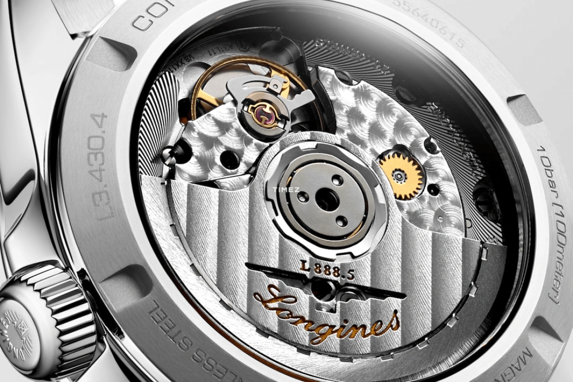 Longines,Conquest 34mm,34mm,Stainless Steel,Brown,Automatic,Day,72hours,L3,L3.430.4.62.6