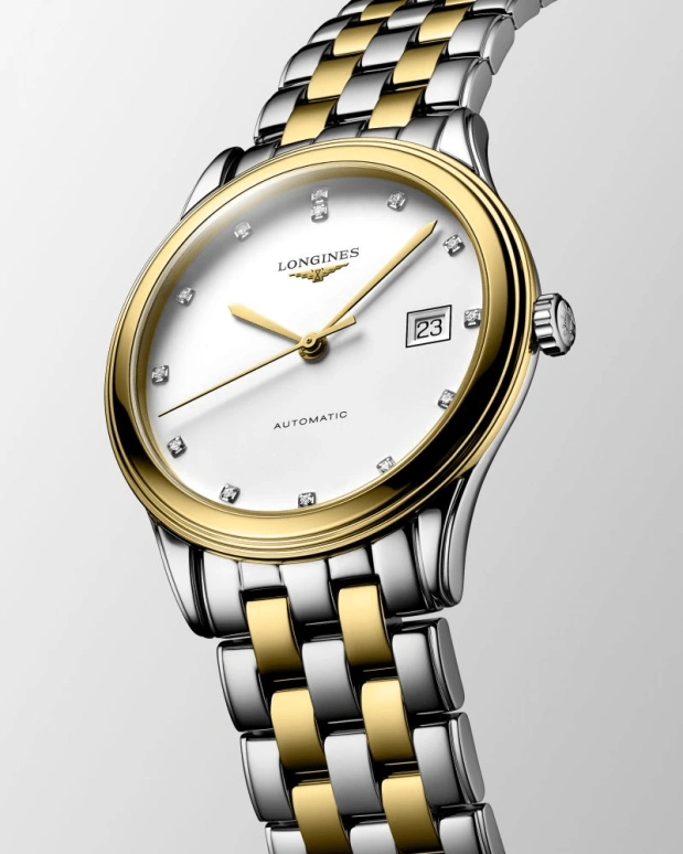 Longines,Flagship 38.50mm,38.50mm,Stainless Steel,White,Automatic,Day,65hours,L4,L4.974.3.27.7