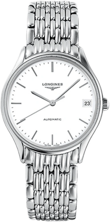 Longines,Lyre 30mm,30mm,Stainless Steel,White,Automatic,Date,64hours,L4,L4.361.4.12.6