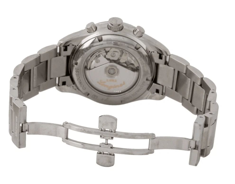 Longines,Conquest Classic 42mm,42mm,Stainless Steel,Blue,Automatic,Chronograph,Moonphase,Month,Date,42hours,In-house Caliber,L2,L2.798.4.96.6