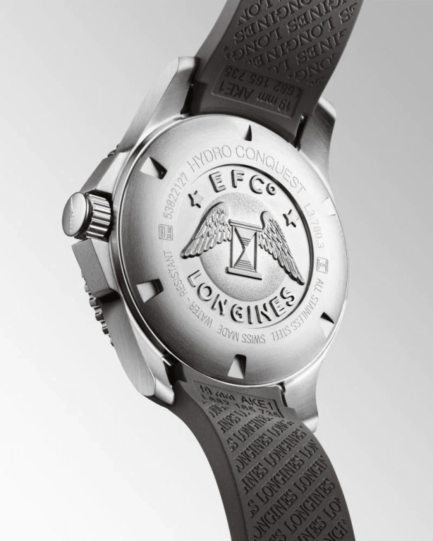 Longines,HydroConquest 39mm,39mm,Ceramic,Stainless Steel,Grey,Automatic,Date,64hours,L3,L3.780.3.78.9