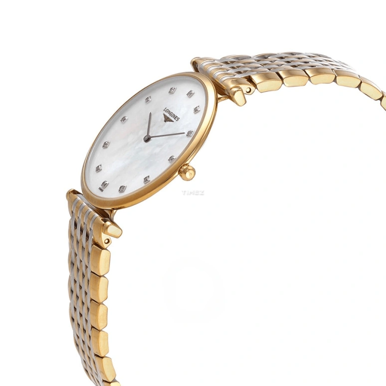 Longines,La Grande Classique 33mm,33mm,Stainless Steel,White,Quartz,In-house Caliber,Sapphire,Crystal Glass,L4,L4.709.2.88.7