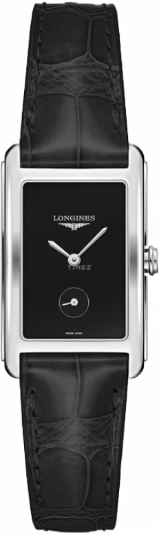 Longines,DolceVita 23mm,23mm,Stainless Steel,Black,Quartz,26280hours,In-house Caliber,L5,L5.512.4.50.2