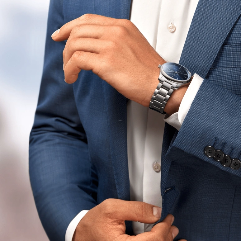 Longines,Heritage Classic 42mm,42mm,Stainless Steel,Blue,Automatic,Annual Calendar,Month,Day,L2,L2.920.4.92.6