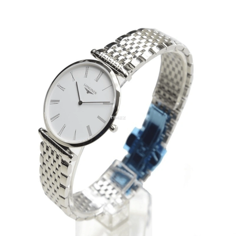 Longines,La Grande Classique 35mm,35mm,Stainless Steel,White,Quartz,Sapphire,Crystal Glass,Round,L4,L4.800.4.11.6