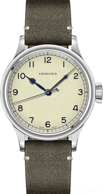 Longines,Heritage Classic 38.50mm,38.50mm,Stainless Steel,Beige,Automatic,Date,65hours,L2,L2.819.4.93.2