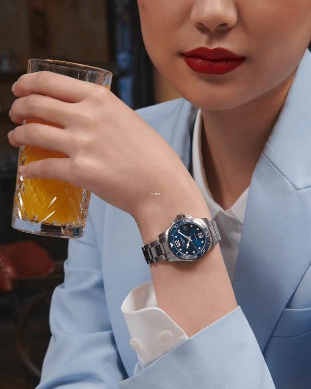 Longines,HydroConquest 32mm,32mm,Stainless Steel,Blue,Quartz,Day,26280hours,L3,L3.370.4.96.6