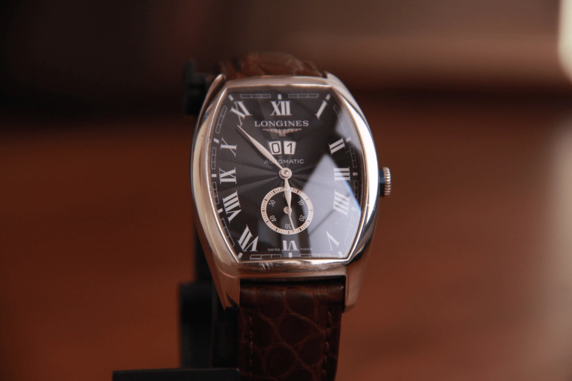Longines,Evidenza 33.10x38.75mm,33.10x38.75mm,Stainless Steel,Black,Automatic,Big Date,42hours,L2,L2.670.4.51.4