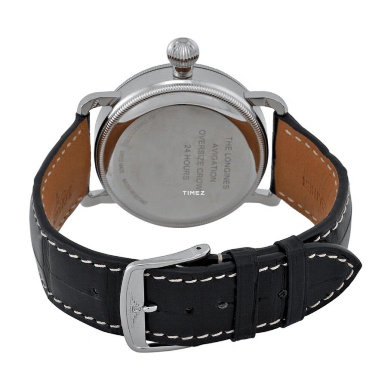 Longines,Heritage Classic 41mm,41mm,Stainless Steel,Black,Automatic,Day,Dule Time,GMT,L2,L2.778.4.53.0