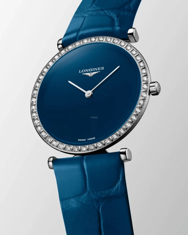Longines,La Grande Classique 29mm,29mm,Stainless Steel,Blue,Quartz,Perpetual Calendar,In-house Caliber,L4,L4.523.0.90.2