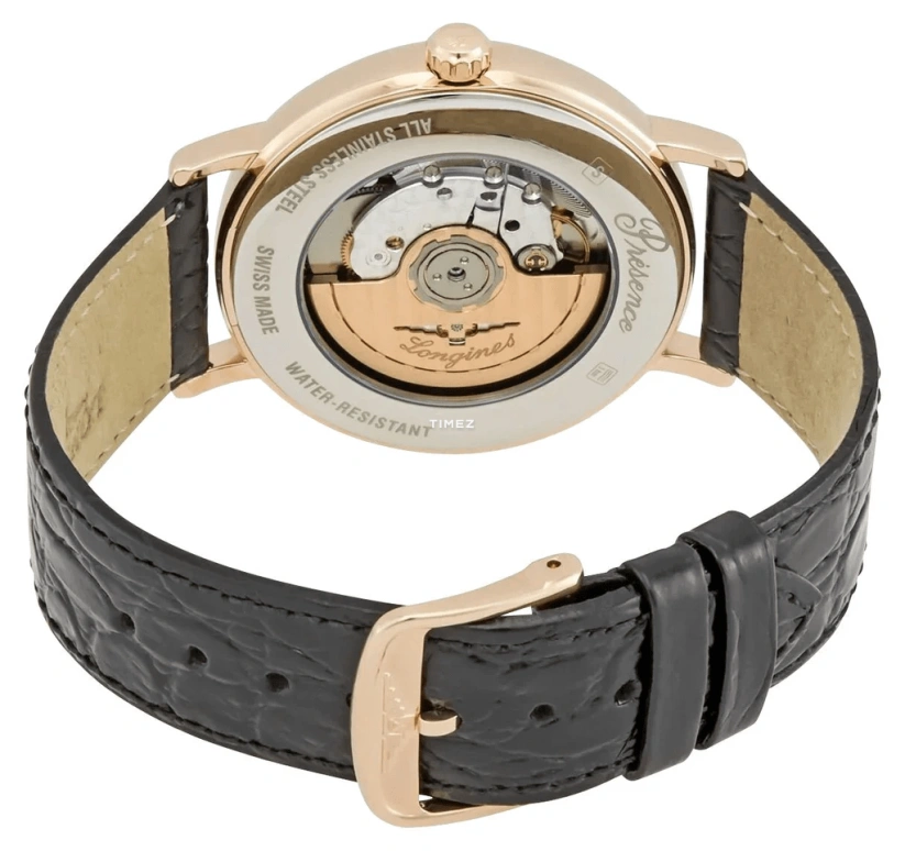 Longines,Presence 40mm,40mm,Stainless Steel,White,Automatic,Day,65hours,L4,L4.922.1.12.2