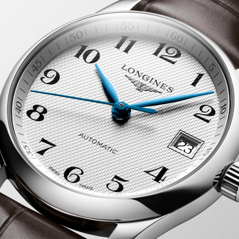 Longines,Master 34mm,34mm,Stainless Steel,Silver,Automatic,Day,72hours,L2,L2.357.4.78.3