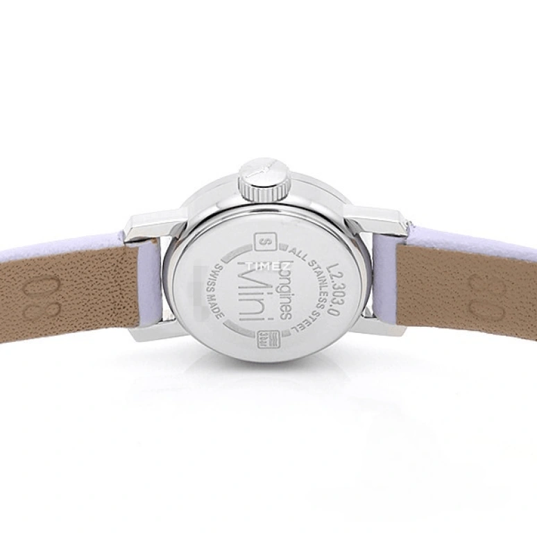 Longines,Mini 16mm,16mm,Stainless Steel,White,Quartz,Sapphire,Crystal Glass,Round,L2,L2.303.0.81.5