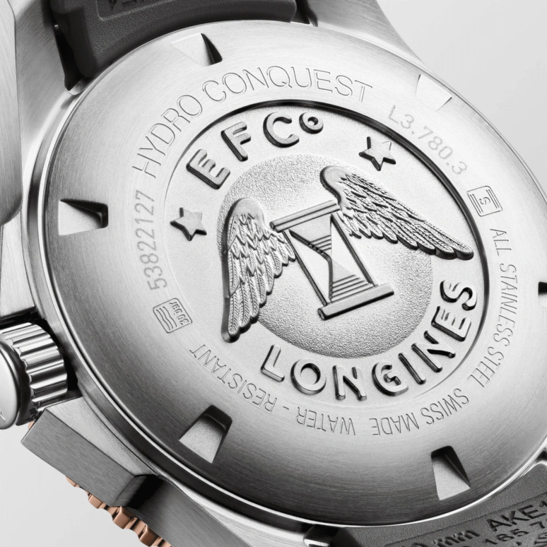 Longines,HydroConquest 39mm,39mm,Ceramic,Stainless Steel,Grey,Automatic,Date,64hours,L3,L3.780.3.78.9