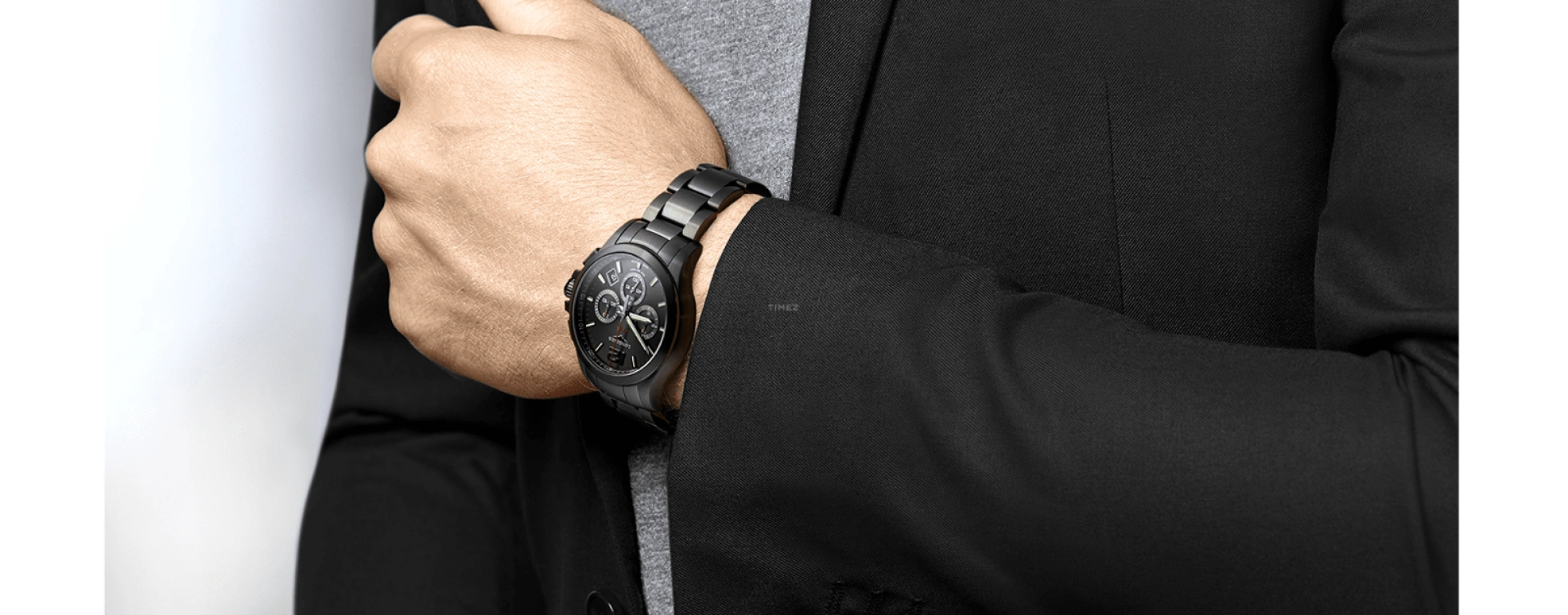 Longines,Conquest V.H.P. 42mm,42mm,Stainless Steel,Black,Quartz,Chronograph,Date,L3,L3.717.2.56.6