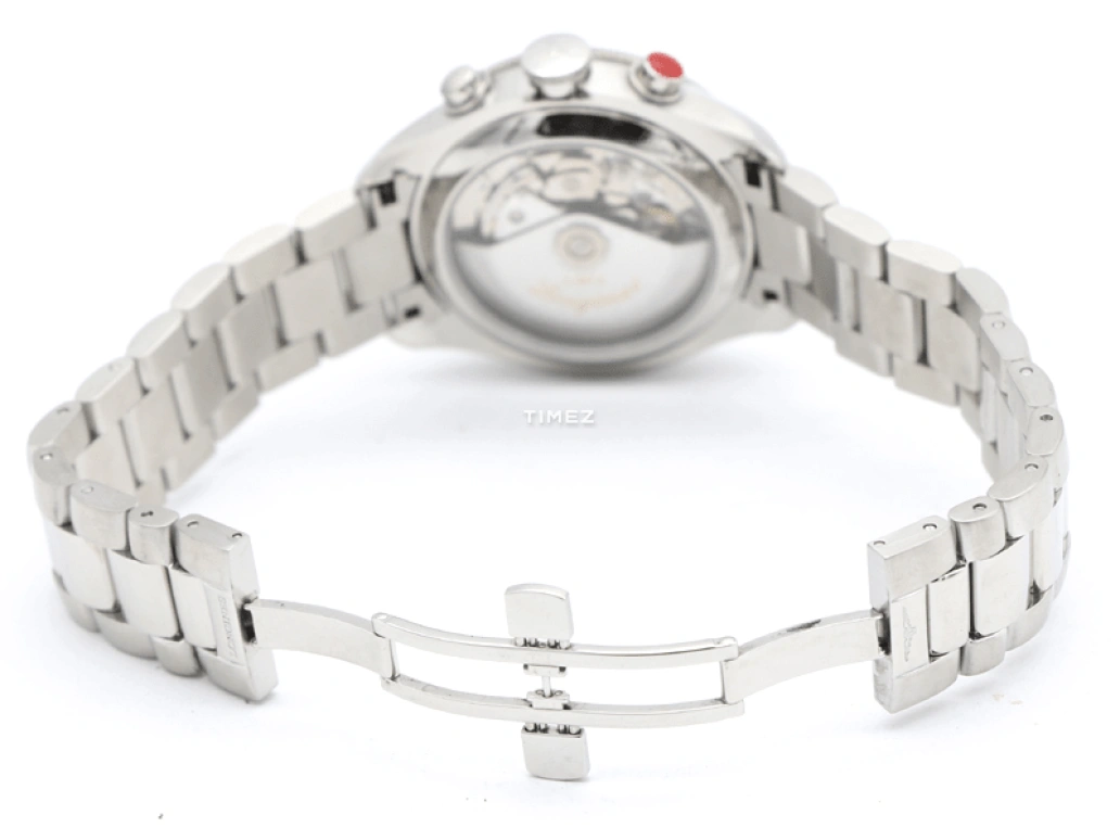 Longines,GrandeVitesse 42mm,42mm,Stainless Steel,White,Black,Automatic,Chronograph,Day,L3,L3.636.4.76.6