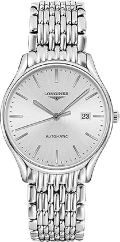 Longines,Lyre 40mm,40mm,Stainless Steel,Silver,Automatic,Date,64hours,L4,L4.961.4.72.6