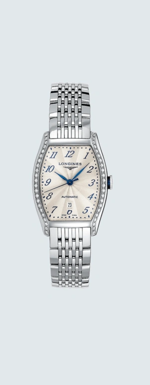 Longines,Evidenza 26mm,26mm,Stainless Steel,Beige,Automatic,Date,40hours,L2,L2.142.0.70.6