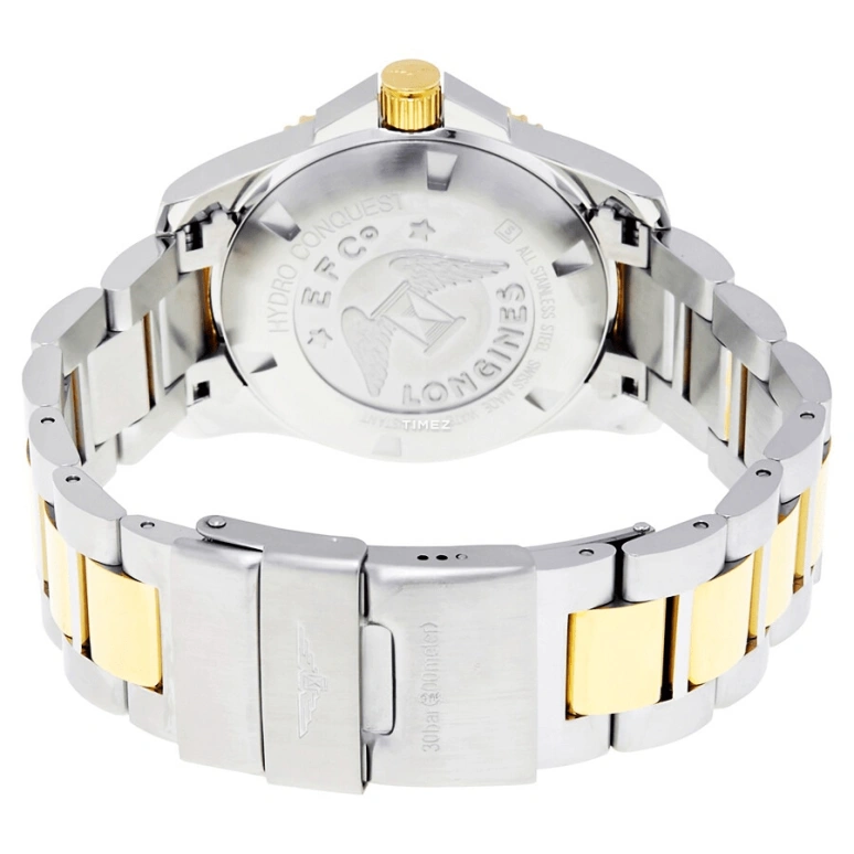 Longines,HydroConquest 41mm,41mm,Stainless Steel,Ceramic,Blue,Automatic,Day,38hours,L3,L3.642.3.96.7