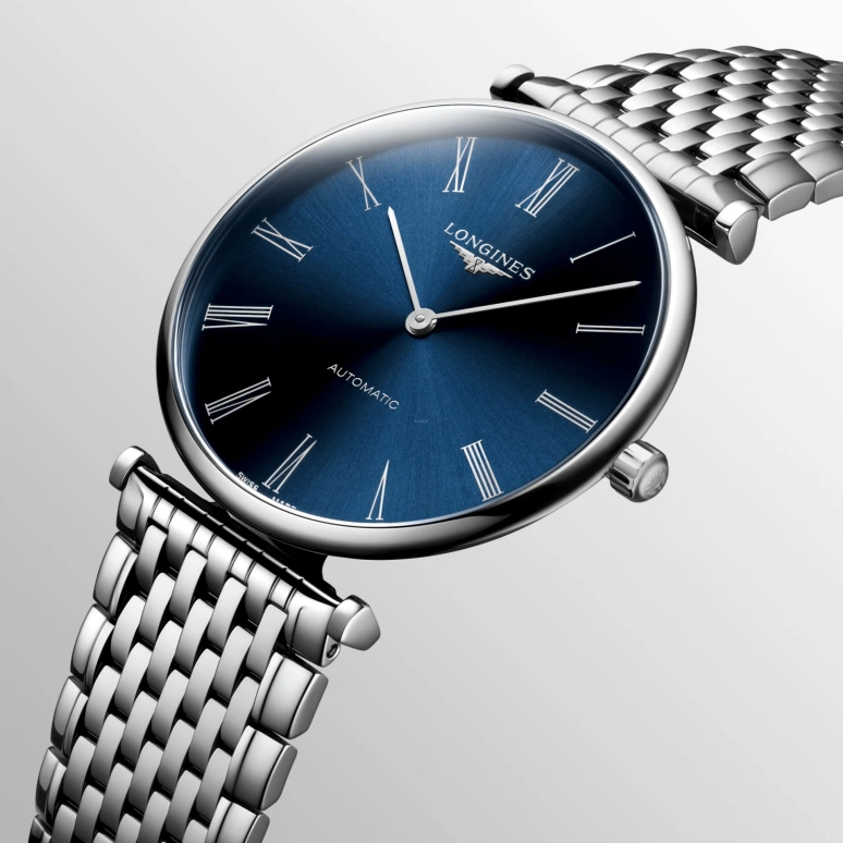 Longines,La Grande Classique 38mm,38mm,Stainless Steel,Blue,Automatic,40hours,In-house Caliber,L4,L4.918.4.94.6