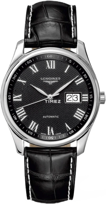 Longines,Master 40mm,40mm,Stainless Steel,Black,Automatic,Big Date,42hours,L2,L2.648.4.51.8