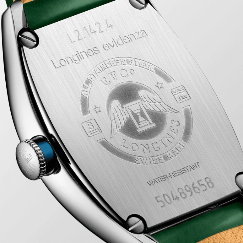 Longines,Heritage Classic 26x30.60mm,26x30.60mm,Stainless Steel,Pink,Green,Automatic,45hours,In-house Caliber,L2,L2.142.4.06.2