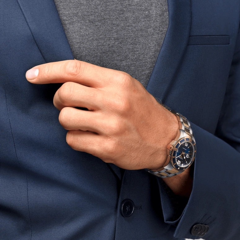 Longines,HydroConquest 39mm,39mm,Stainless Steel,Blue,Quartz,Date,26280hours,L3,L3.740.3.96.7
