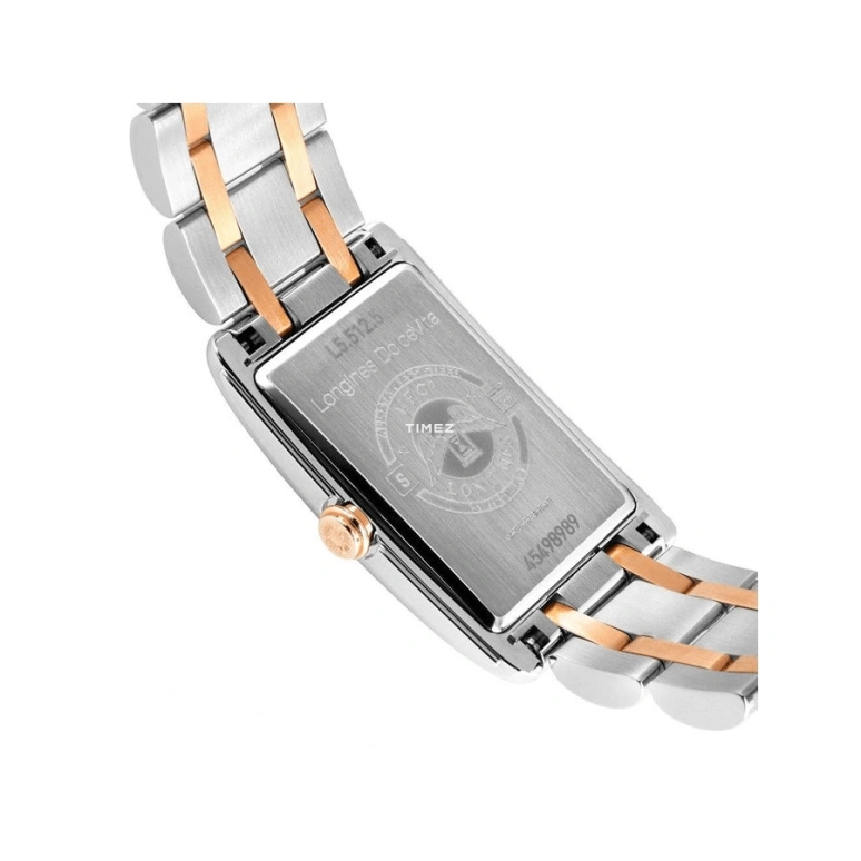 Longines,DolceVita 23.30x37mm,23.30x37mm,Stainless Steel,Rose Gold,White,Quartz,26280hours,In-house Caliber,L5,L5.512.5.87.7