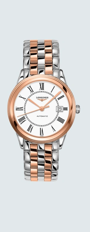 Longines,Flagship 38.50mm,38.50mm,Stainless Steel,White,Automatic,Day,72hours,L4,L4.974.3.91.7