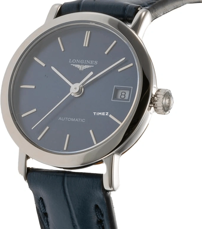 Longines,Elegant 25.50mm,25.50mm,Stainless Steel,Blue,Automatic,Day,40hours,L4,L4.309.4.92.2