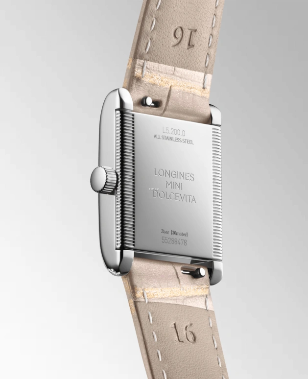 Longines,Mini DolceVita 21.50x29mm,21.50x29mm,Stainless Steel,Pink,Quartz,26280hours,In-house Caliber,L5,L5.200.0.99.2