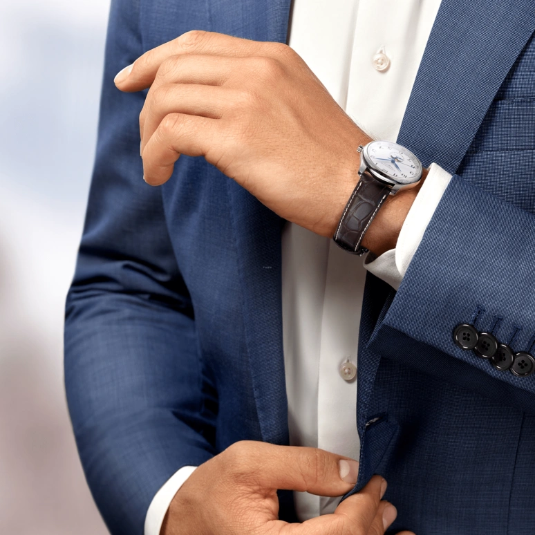 Longines,Master 42mm,42mm,Stainless Steel,Silver,Automatic,Moonphase,Date,L2,L2.919.4.78.3