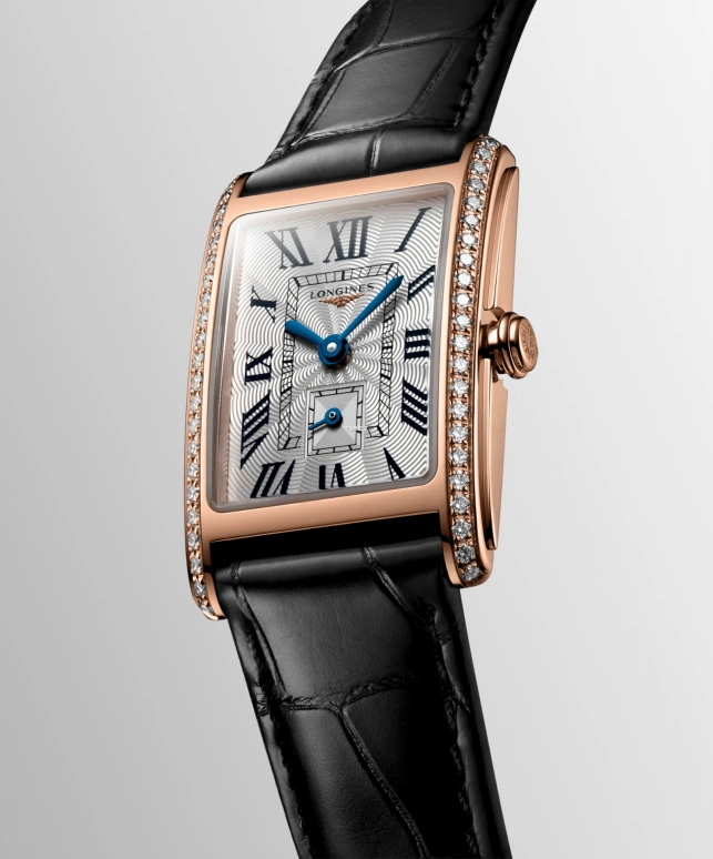 Longines,DolceVita 20.80x32mm,20.80x32mm,Pink Gold,Silver,Quartz,Day,26280hours,L5,L5.255.9.71.0