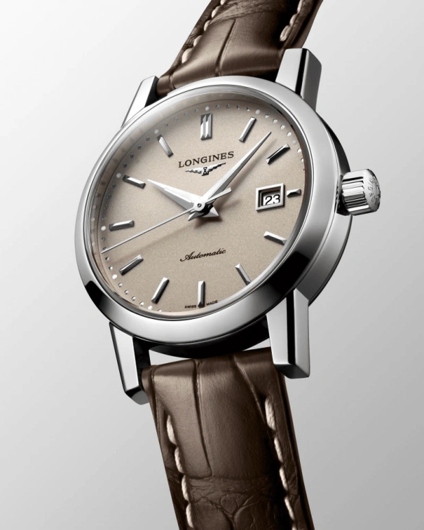 Longines,1832 30mm,30mm,Stainless Steel,Beige,Automatic,Date,40hours,L4,L4.325.4.92.2