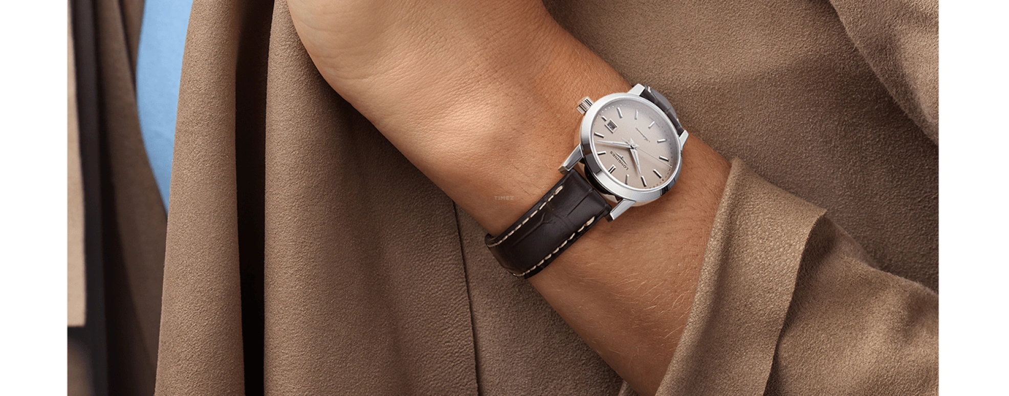 Longines,1832 30mm,30mm,Stainless Steel,Beige,Automatic,Date,40hours,L4,L4.325.4.92.2
