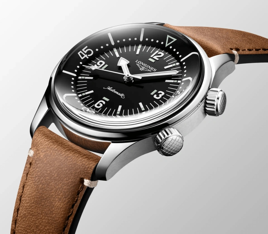 Longines,Legend Diver 39mm,39mm,Stainless Steel,Black,Automatic,72hours,In-house Caliber,L3,L3.764.4.50.0 