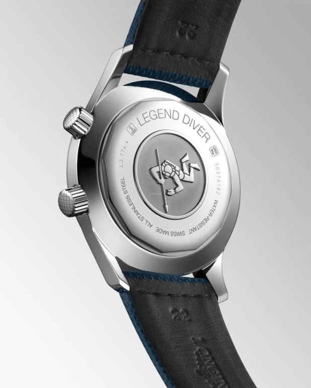 Longines,Heritage Classic 42mm,42mm,Stainless Steel,Blue,Automatic,Date,64hours,L3,L3.774.4.90.2