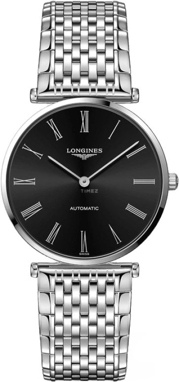 Longines,La Grande Classique 36mm,36mm,Stainless Steel,Black,Automatic,40hours,In-house Caliber,L4,L4.908.4.51.6