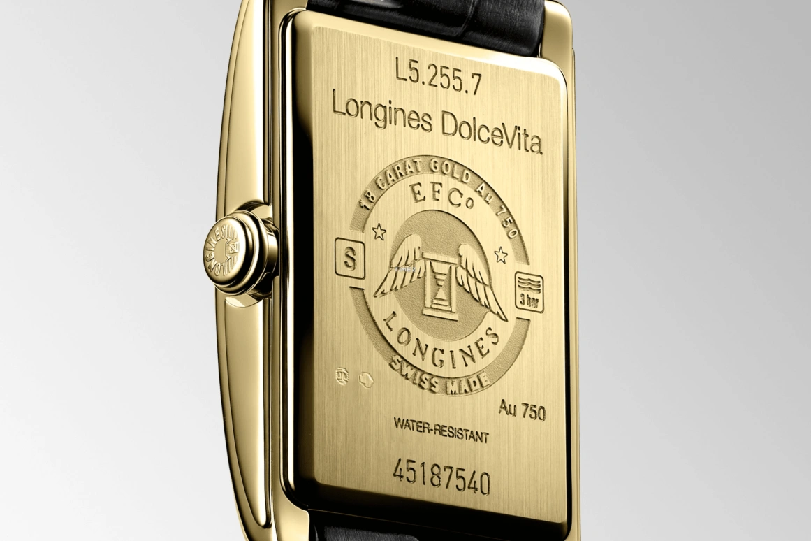 Longines,DolceVita 20.50x32mm,20.50x32mm,Yellow Gold,White,Quartz,26280hours,In-house Caliber,L5,L5.255.7.71.0