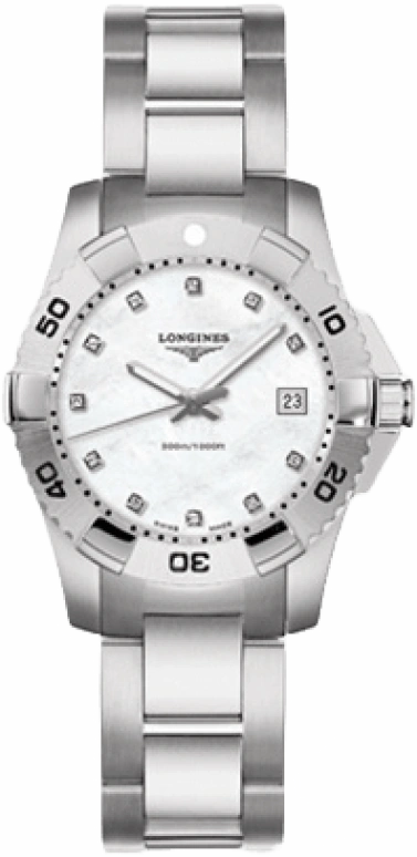 Longines,HydroConquest 29.50mm,29.50mm,Stainless Steel,Quartz,Date,26280hours,L3,L3.247.4.87.6