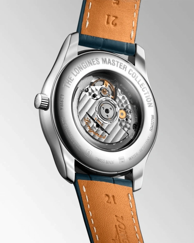 Longines,Master 42mm,42mm,Stainless Steel,Blue,Automatic,Moonphase,Date,L2,L2.919.4.92.0