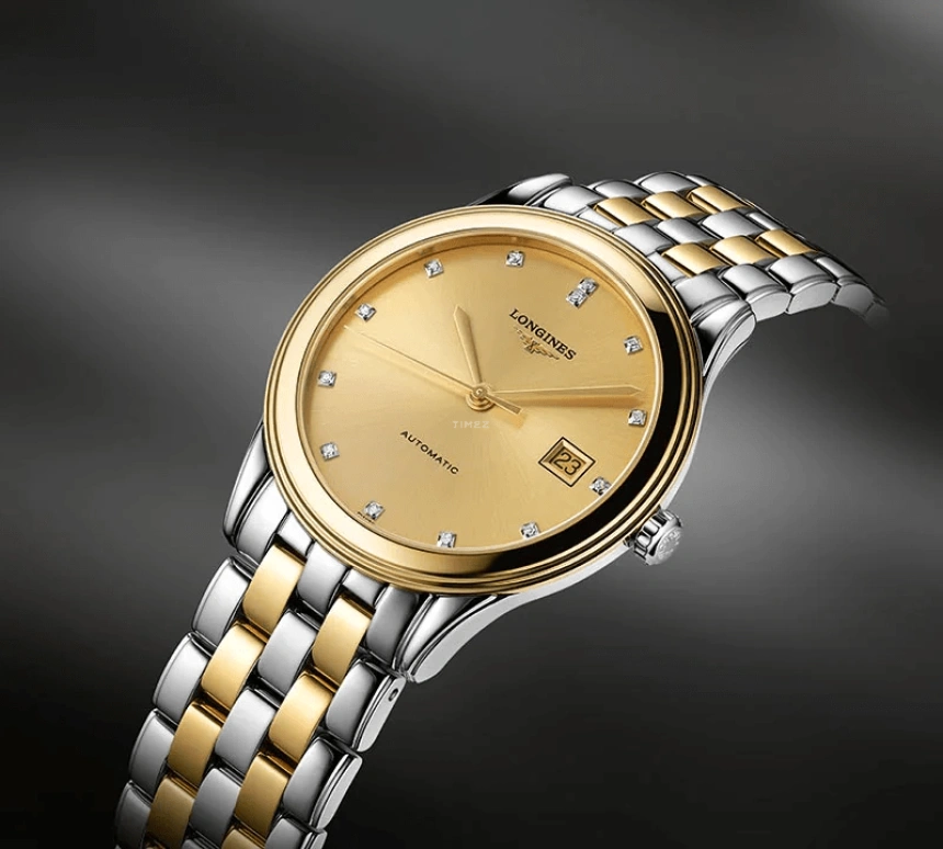 Longines,Flagship 40mm,40mm,Stainless Steel,White,Automatic,Date,64hours,L4,L4.984.3.92.7