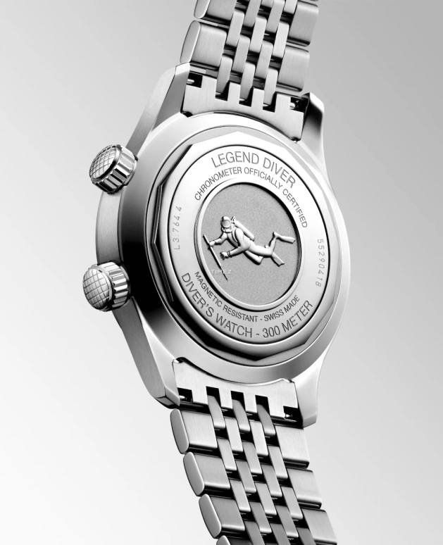 Longines,Legend Diver 39mm,39mm,Stainless Steel,Blue,Automatic,72hours,In-house Caliber,L3,L3.764.4.90.6 