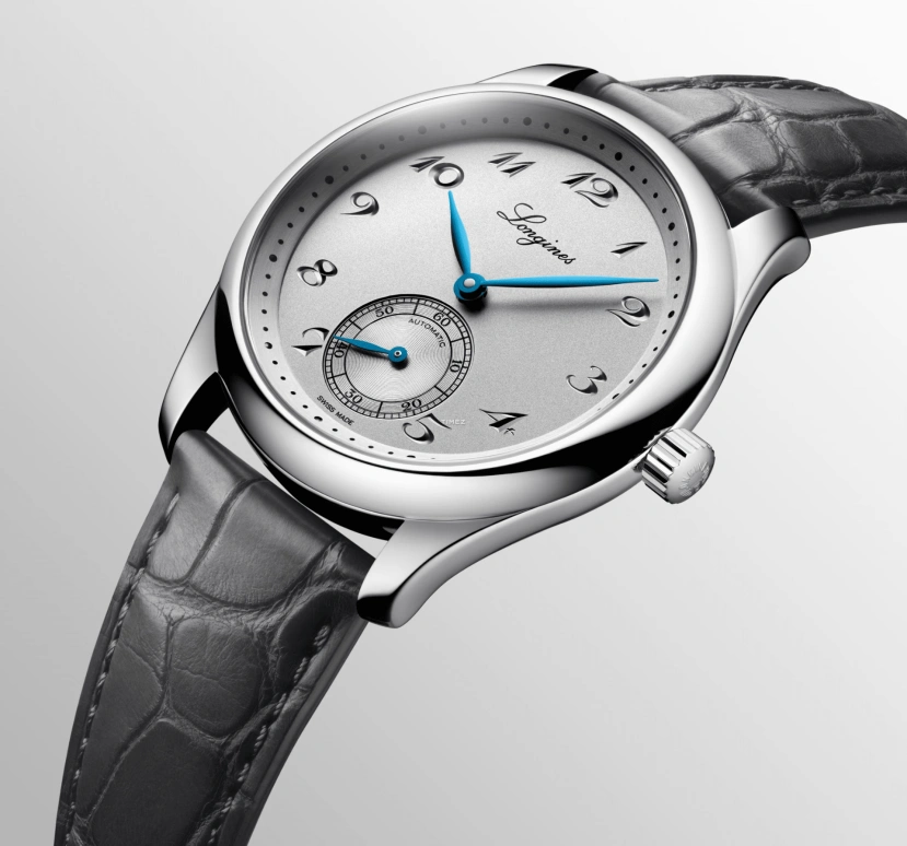 Longines,Master 38.50mm,38.50mm,Stainless Steel,Grey,Silver,Automatic,72hours,In-house Caliber,L2,L2.843.4.73.2